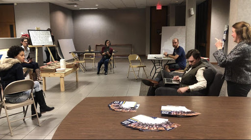 Alm-Labar camapign hosts Get Out the Vote work night and listening party days before&nbsp;election