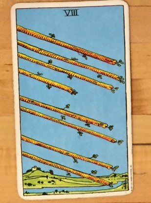 a single card in the tarot reading